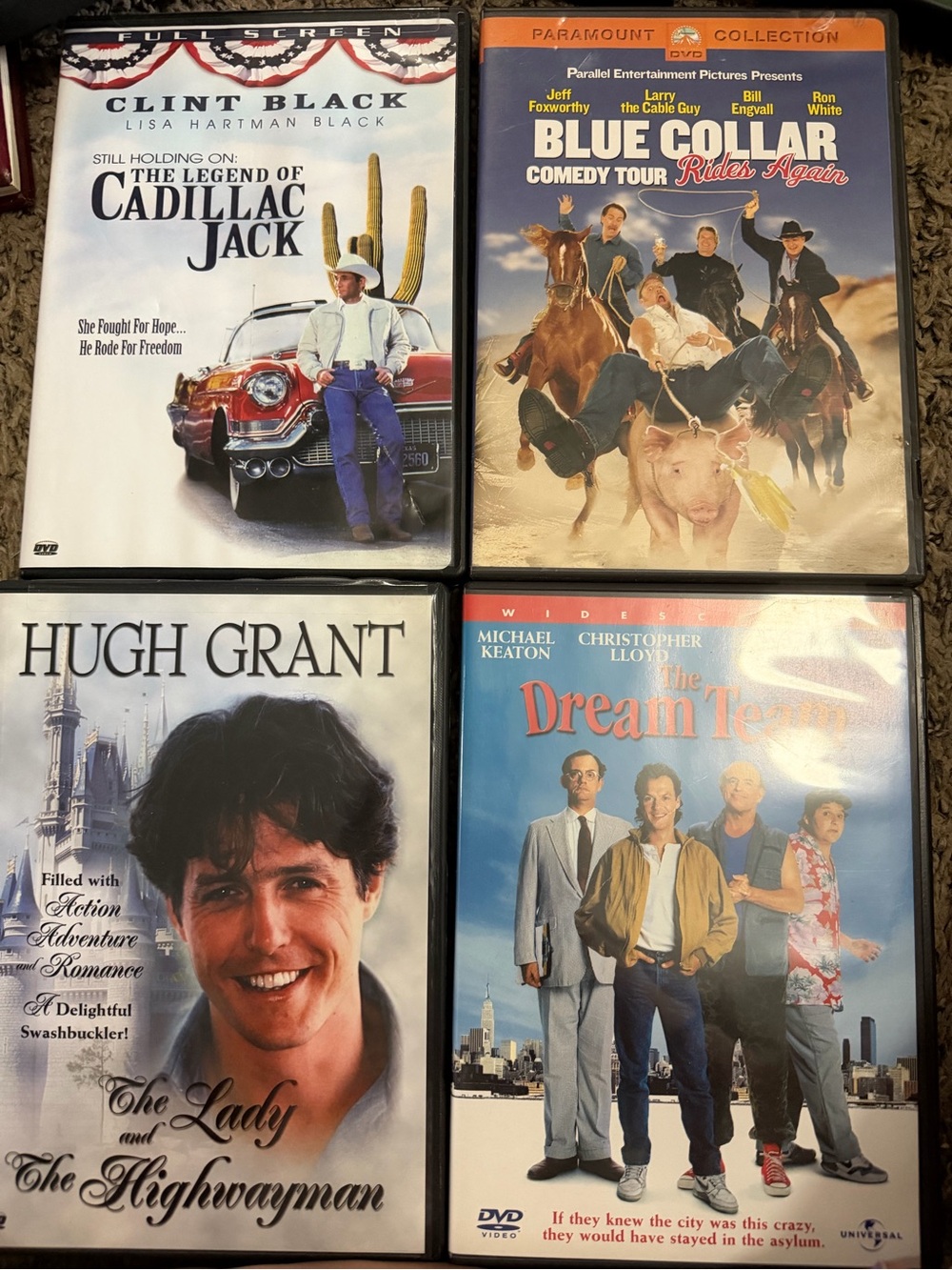 Classic DVD Movie Collection - Assorted Covers (White, Blue, Black)
